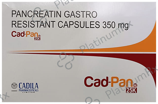 Cadpan PE 25K Capsule 10s