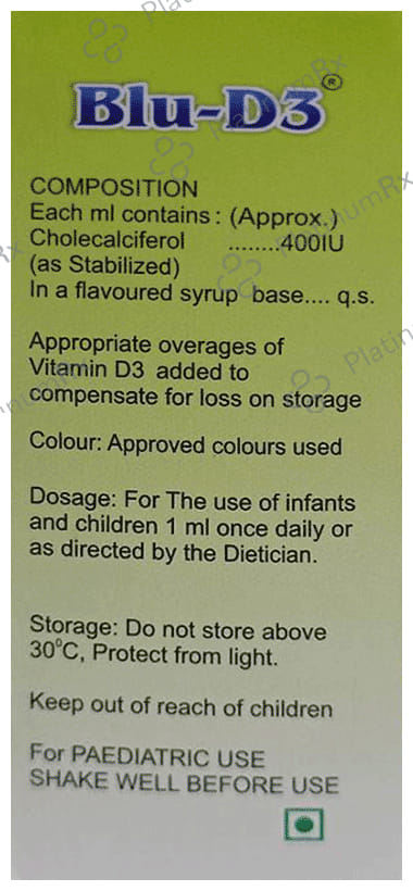 Blu D3 Oral Drops 30ml