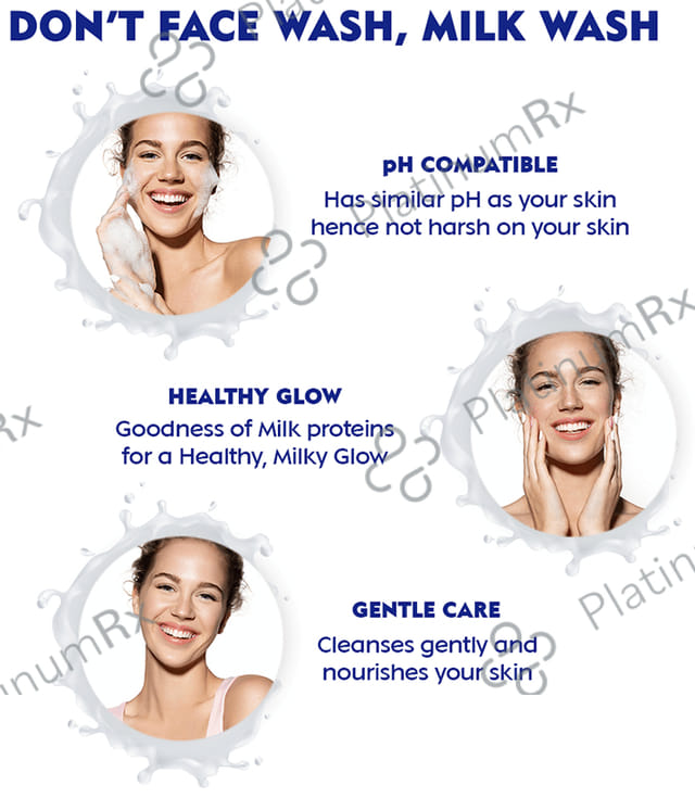 Nivea Milk Delights Sensitive Skin-Caring Rosewater Face Wash 100 ml