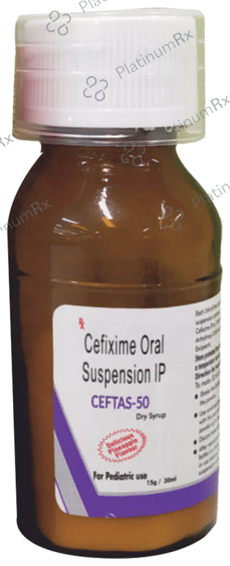 Ceftas 50mg DS Syrup 30ml