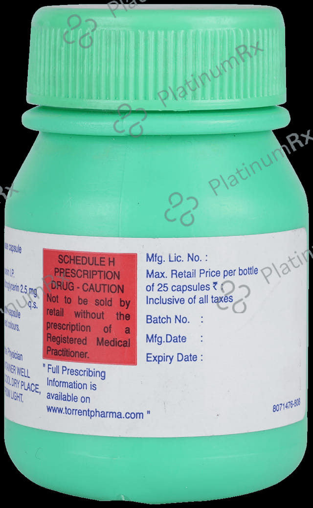 Vasovin XL 2.5mg Capsule 25s