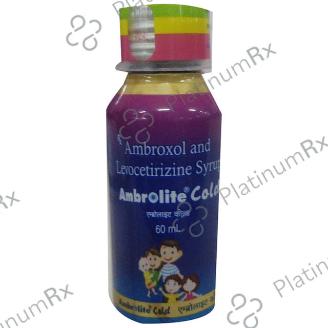 Ambrolite 30mg Cold Syrup 60ml