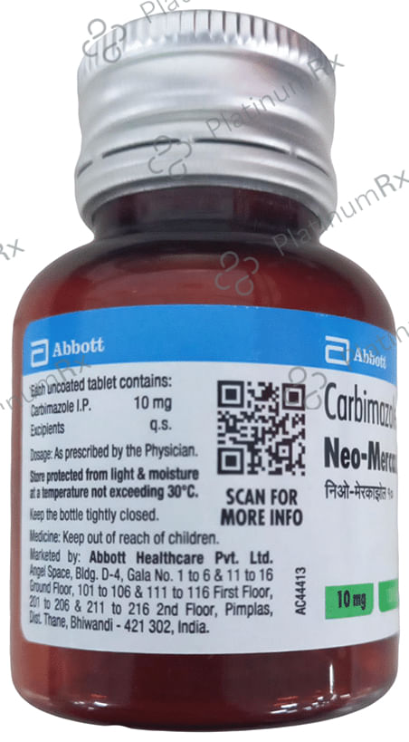 Neo Mercazole 10mg Tablet 130s