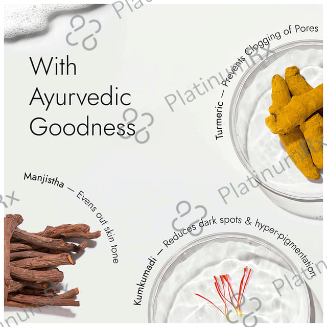 Kapiva Reduce Pigmentation & Dark Spots Skin Rituals Glow Kumkumadi Face Wash