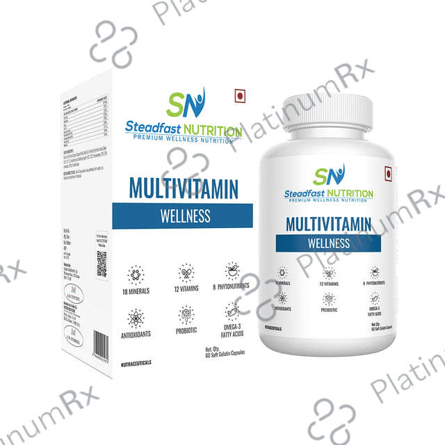 Steadfast Nutrition Multivitamin Wellness Soft Gelatin Capsule