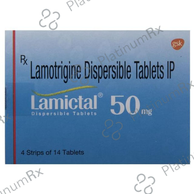 Lamictal 50mg Tablet DT 14s
