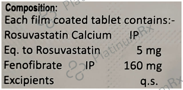 Rosplus F5 160/5mg Tablet 15s