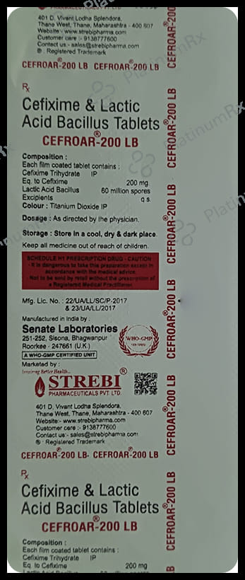 Tablet Cefroar 200 LB