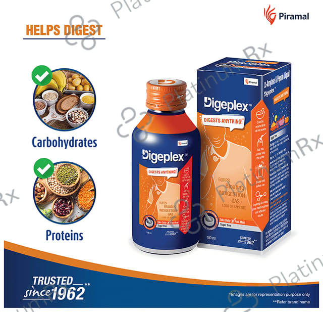 Digeplex 62.5/20mg Syrup 100ml