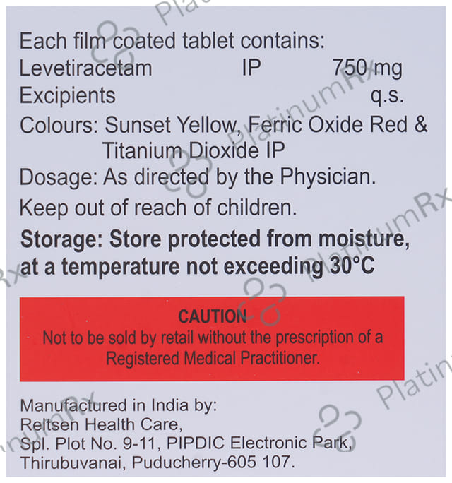 Leviqube 750mg Tablet 10s