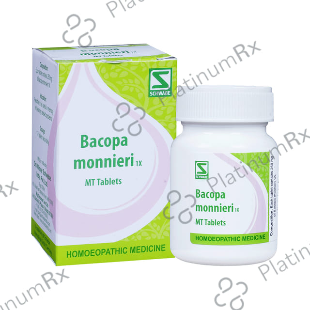 Dr Willmar Schwabe India Bacopa Monnieri Tablet 1X