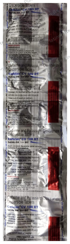 Cefolac CV 100 DT Tablet 10 Tablet DT