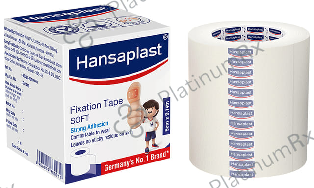 Hansaplast Soft Fixation Tape 1 X (5cm x 9.14m)
