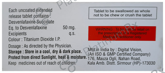 Desivert 50mg Tablet ER 10s