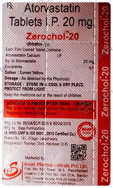 Zerochol 20 Tablet