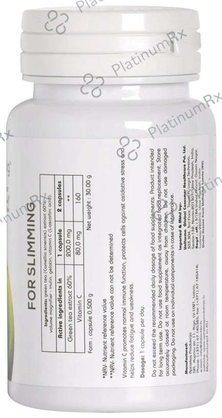 Nutritwig Green Tea Extract with Vitamin C Capsule
