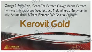 Kerovit Gold Soft Gelatin Capsule