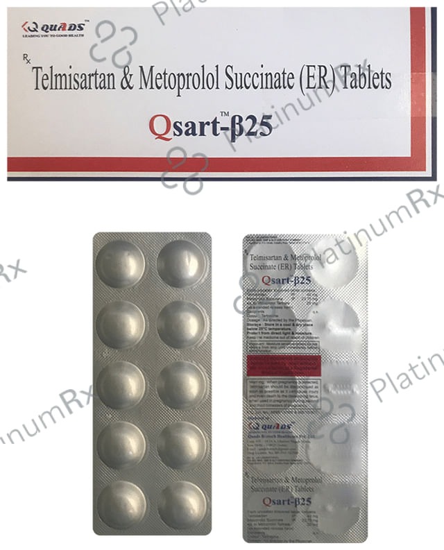 Qsart B25/40mg Tablet ER 10s