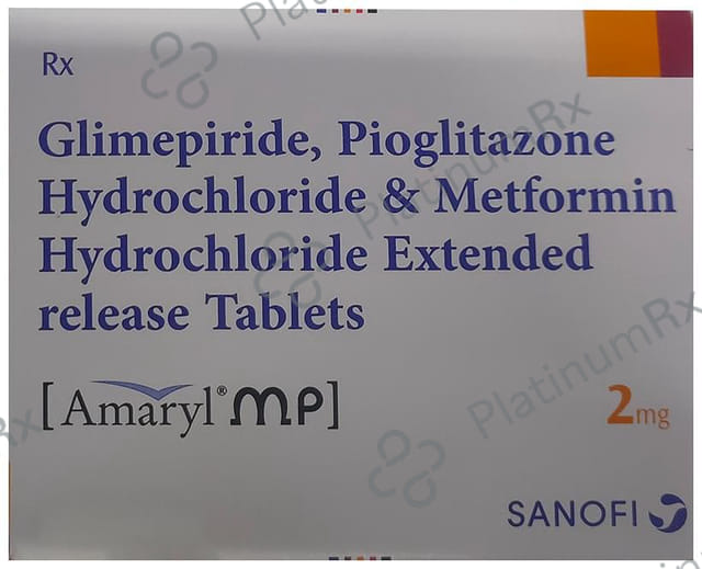 Amaryl MP 2/500/15mg Tablet ER 20s