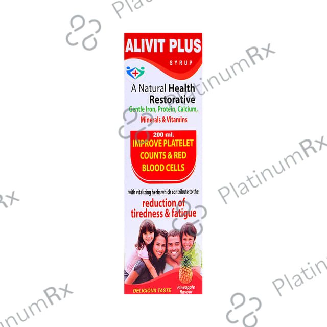 Alivit Plus Syrup Pineapple