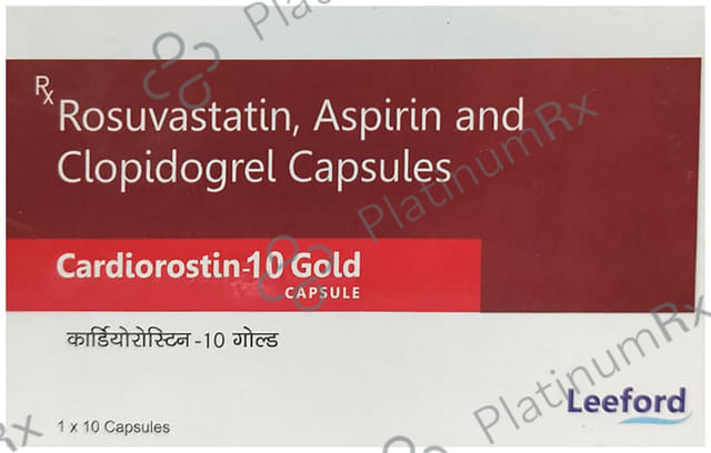 Cardiorostin Gold 75/10/75mg Capsule 10s