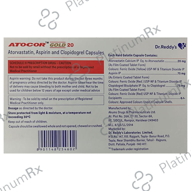 Atocor Gold 20 Capsule