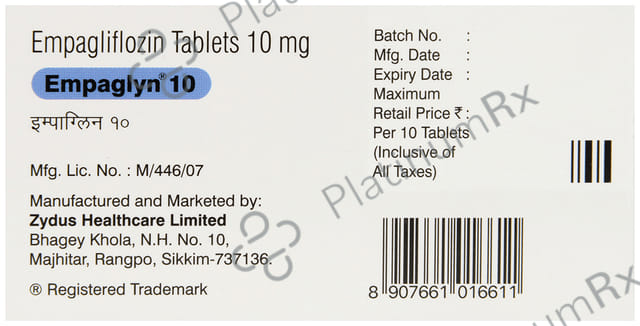 Empaglyn 10mg Tablet 10s