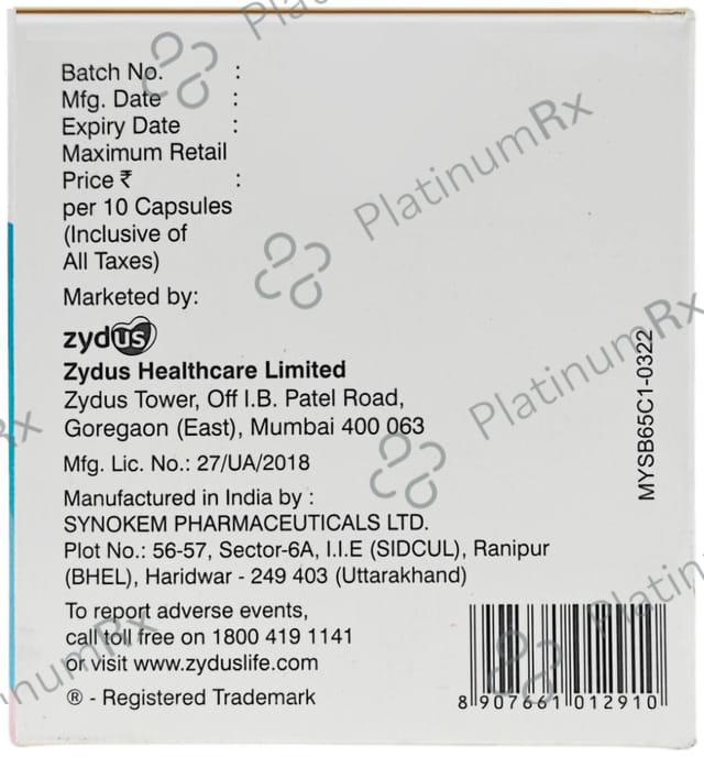 Mycoclear SB 65mg Capsule