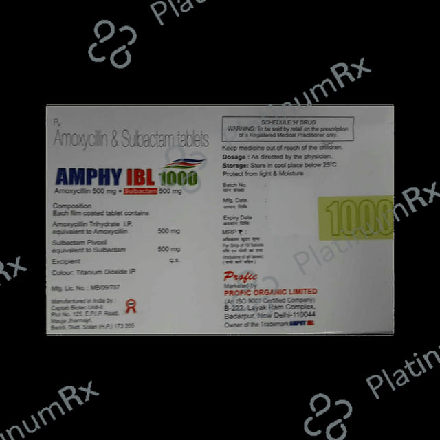 Amphy IBL 1000mg Tablet 10s