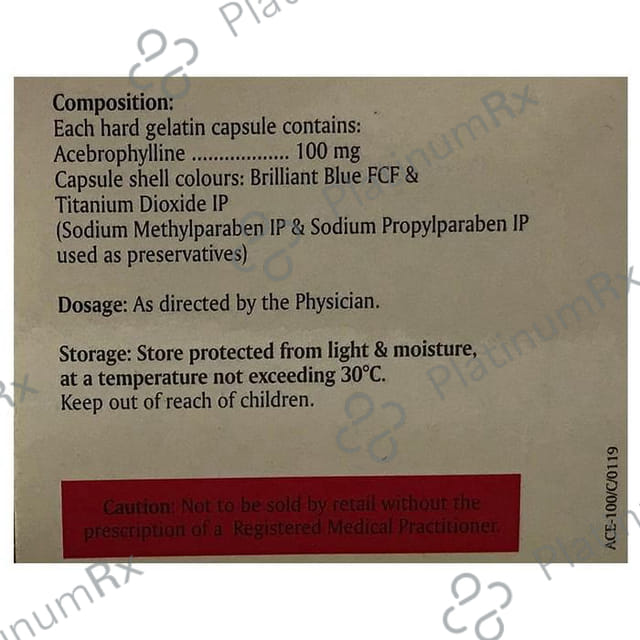 Acebull 100mg Capsule 10s