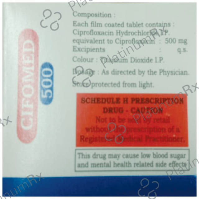 Cifomed 500 Tablet 10s