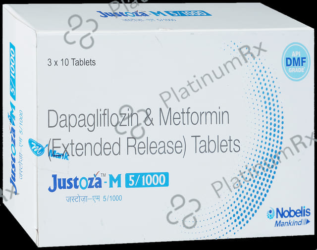 Justoza M 5/1000 Tablet ER 10s