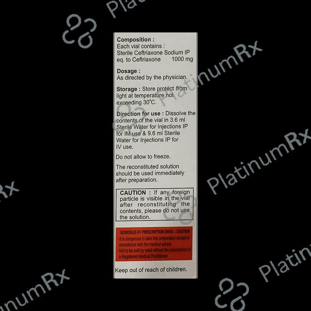 Biocef 1g Injection 1s
