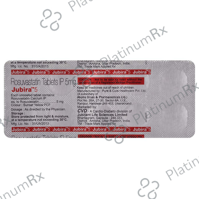 Jubira 5mg Tablet 10s