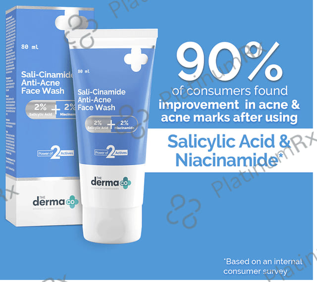 The Derma Co Sali-Cinamide Anti-Acne Face Wash