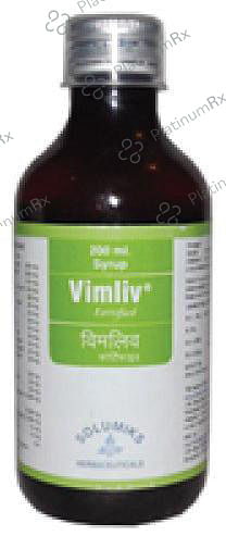 Vimliv Fortified for Healthy Liver Functioning & Detoxification - Syrup