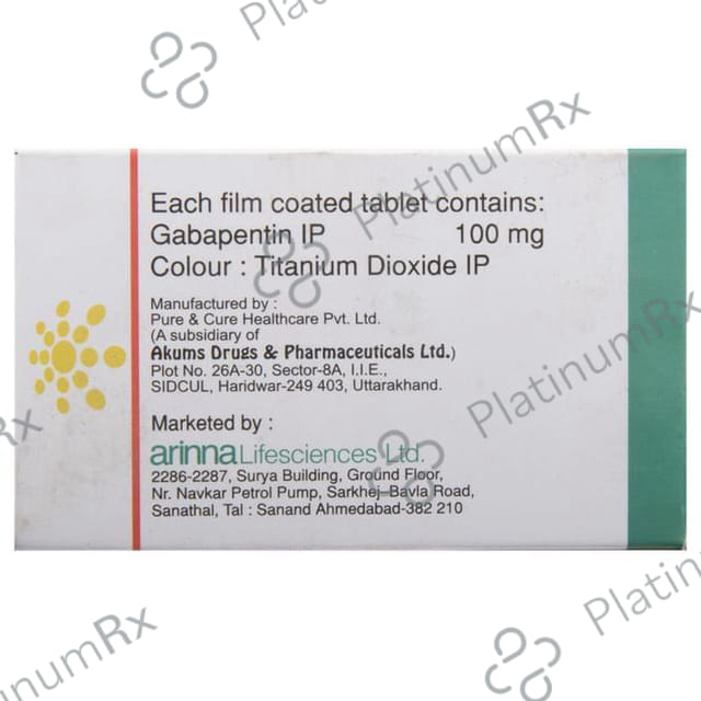Arigaba 100mg Tablet 10s