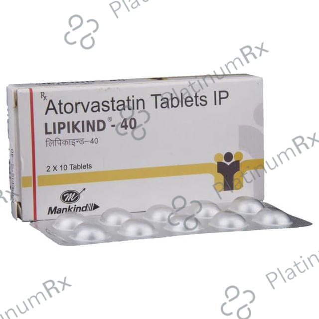 Lipikind 40mg Tablet 10s
