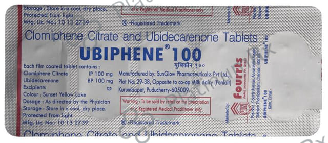 Ubiphene 100/100mg Tablet 5s