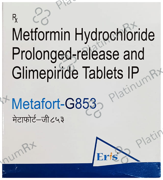 Metafort G 3/850mg Tablet PR 10s