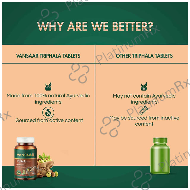 Vansaar Triphala Tablet 60s