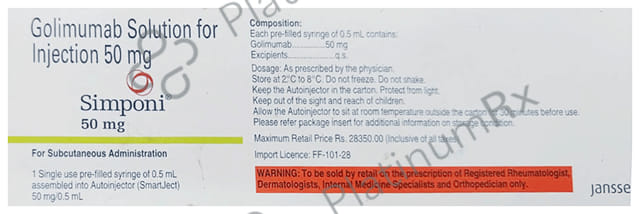 Simponi 50mg Injection