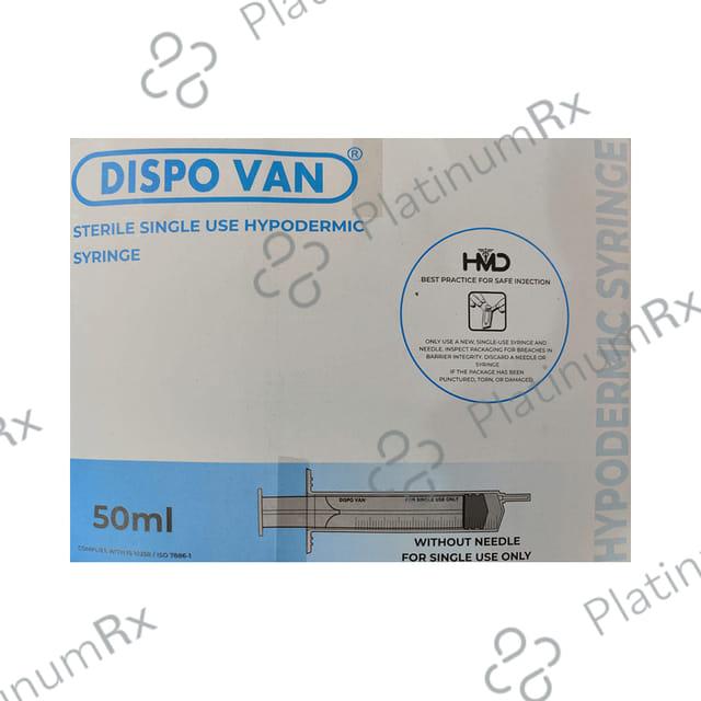Dispovan 50ml Syringe 10 syringes