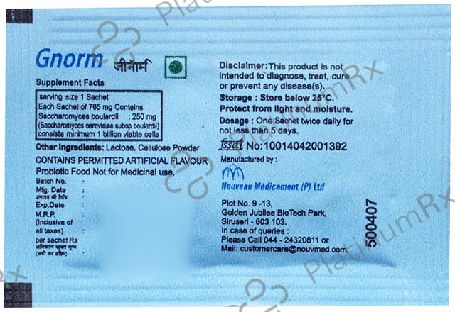 Gnorm 250mg Sachet 1s