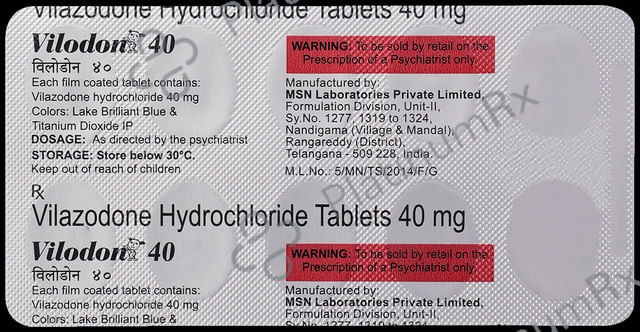 Vilodon 40mg Tablet