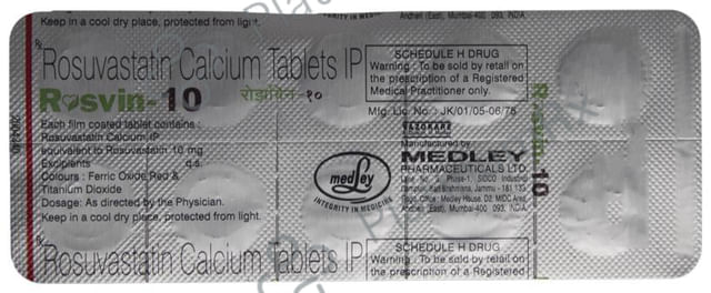 Rosvin 10mg Tablet 10s
