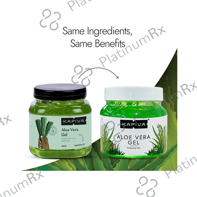 Pure Aloe Vera Gel 500g - Face & Hair - Hydrating, Moisturizing, Soothing- Multipurpose Gel Gel 500 gm