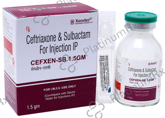 Cefxen SB 1.5GM 1000/500mg Injection 1s