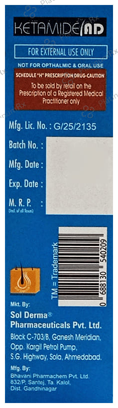 Ketamide AD Shampoo 90ml