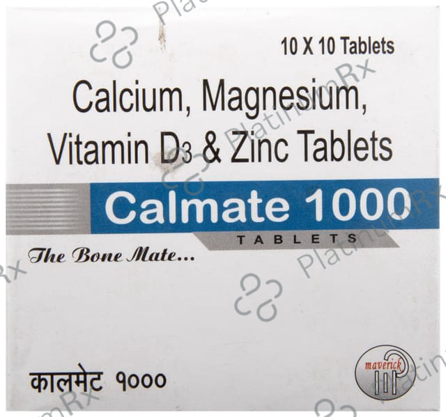 Calmate 1000mg Tablet 10s